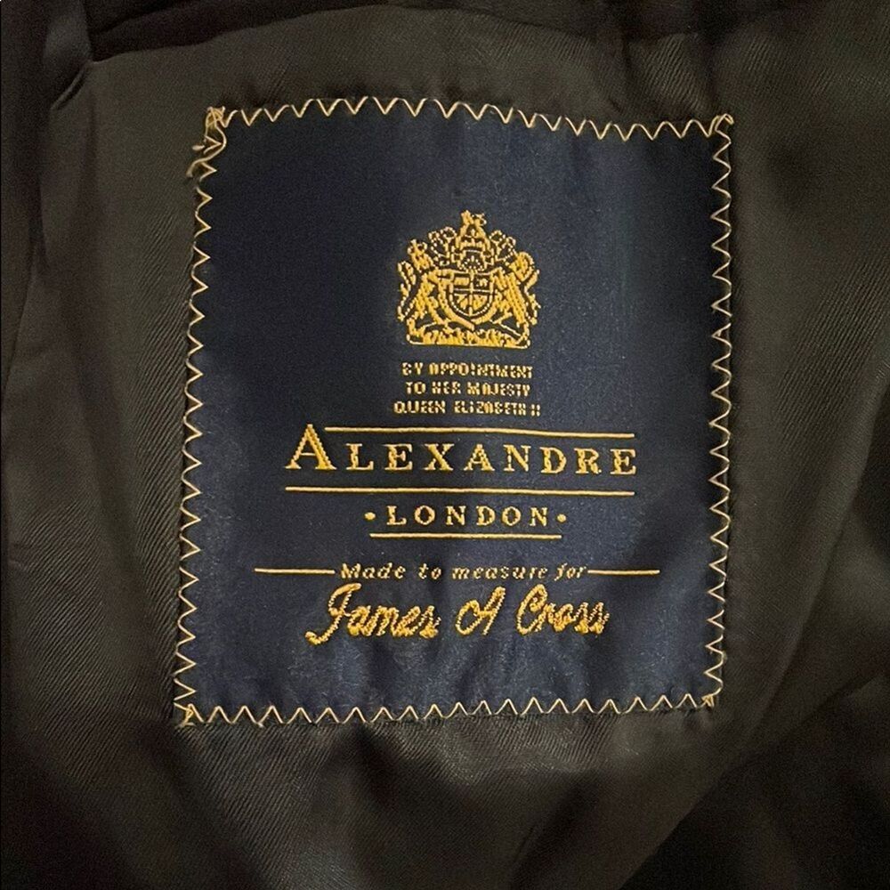 Alexandre Blue Wool Double Breasted Blazer Made in England 42? - Picture 2 of 11